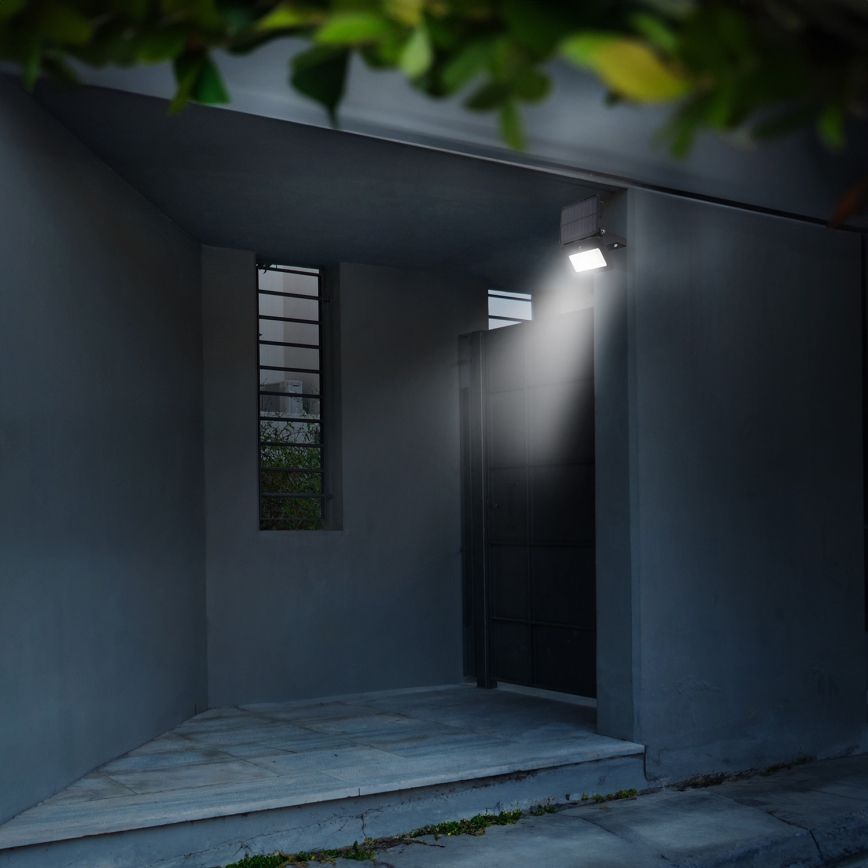 LED Pritemdomas saulės prožektorius su judesio ir prieblandos jutikliu LED/6W/3,7V 2200 mAh 3000/4000/6500K IP65