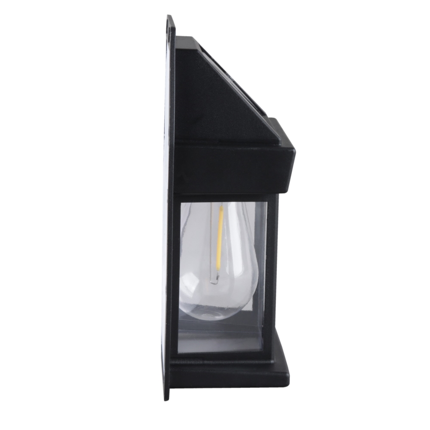 LED saulės žibintas su jutikliu ir reguliuojamu ryškumu, 3,7 V, IP44, 1200 mAh
