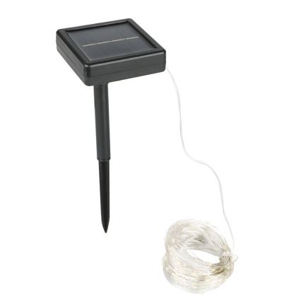 LED saulės dekoratyvinė girlianda, 3,7 V, 800 mAh, ilgis 22 m
