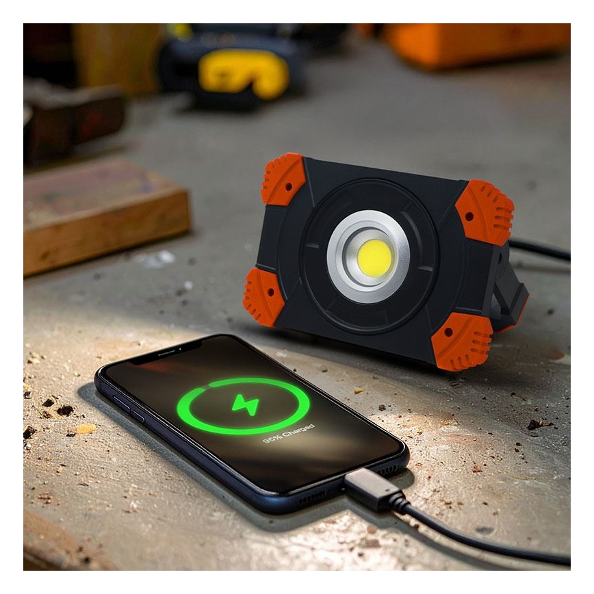 Įkraunamas LED prožektorius LED/10W/3,7V 4400 mAh