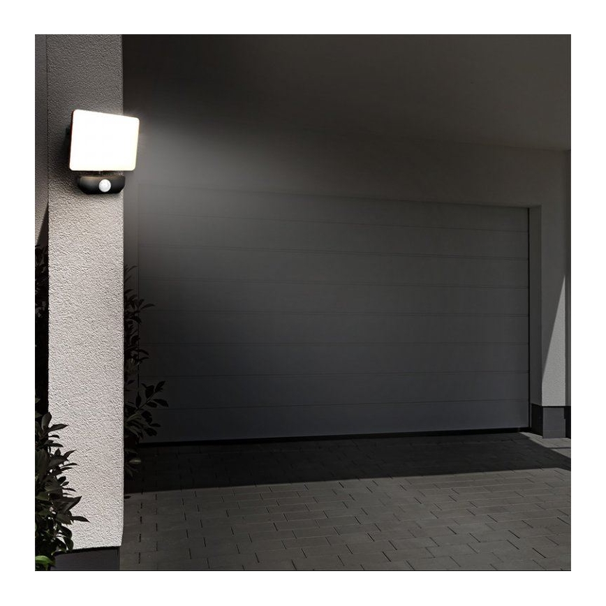 LED Lauko prožektorius su jutikliu LED/20W/230V 4000K IP44