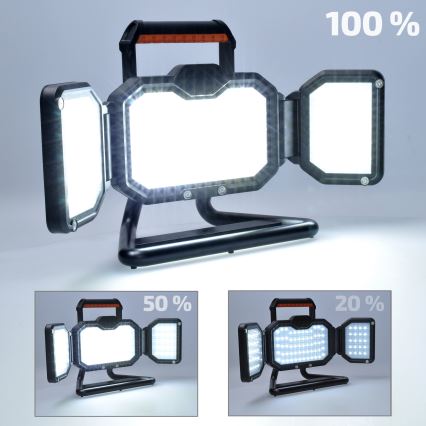 LED pritemdomas įkraunamas prožektorius LED/30W/6600 mAh 4000K IP54
