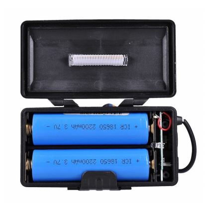 LED pakraunamas žibintuvėlis ant galvos LED/USB IP44
