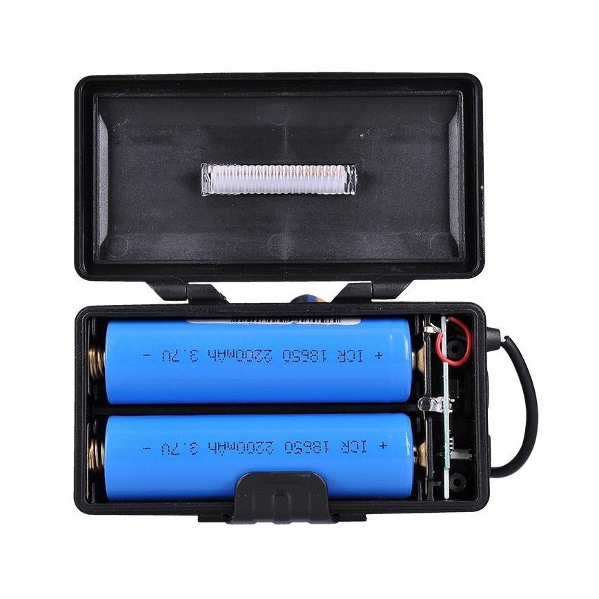 LED pakraunamas žibintuvėlis ant galvos LED/USB IP44