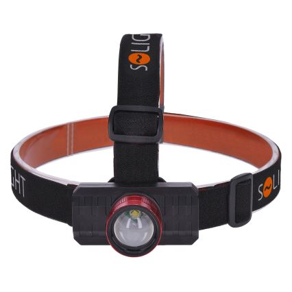 LED pakraunamas žibintuvėlis ant galvos LED/3W/USB IP44