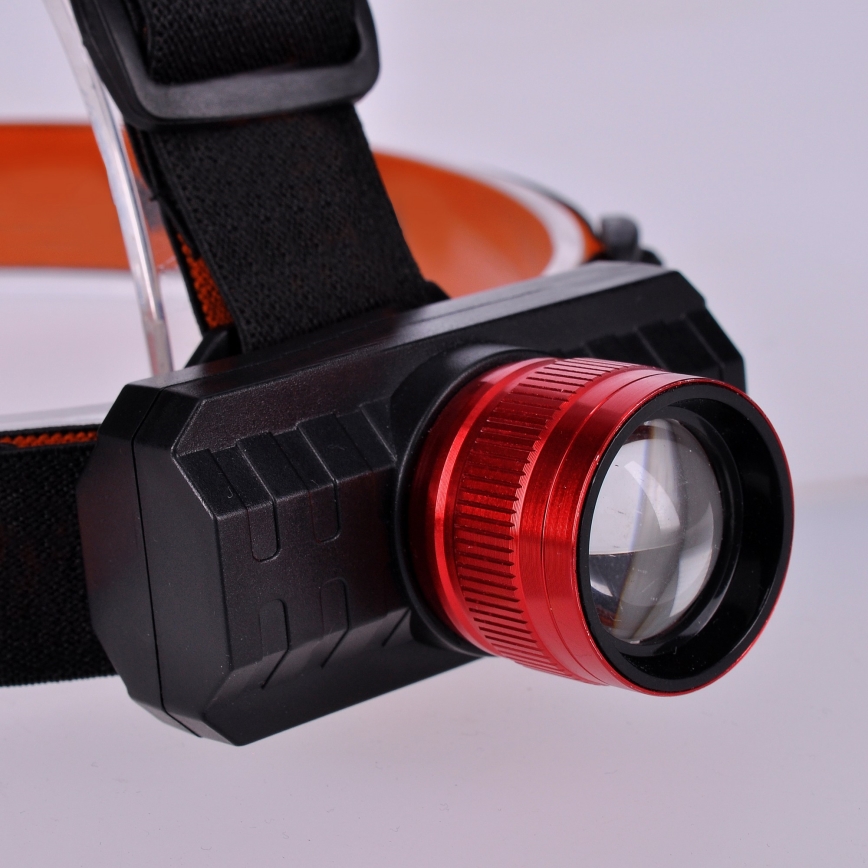 LED pakraunamas žibintuvėlis ant galvos LED/3W/USB IP44