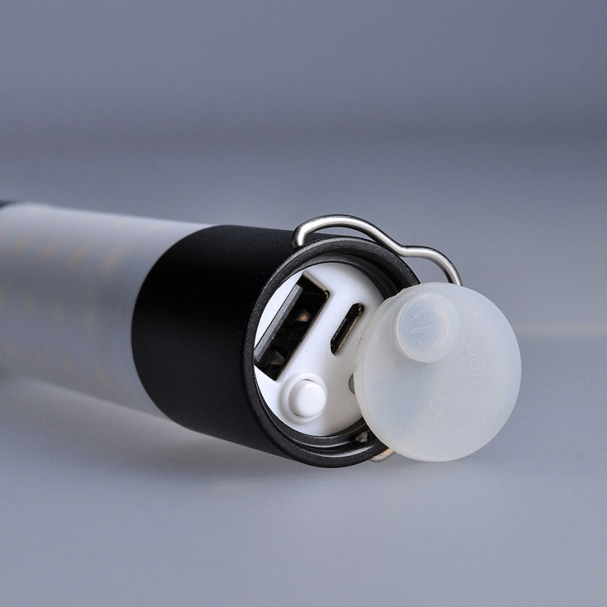 LED Įkraunamas stovyklavimui flashlight su maitinimo bloko funkcija LED/1500 mAh 3,7V IP44