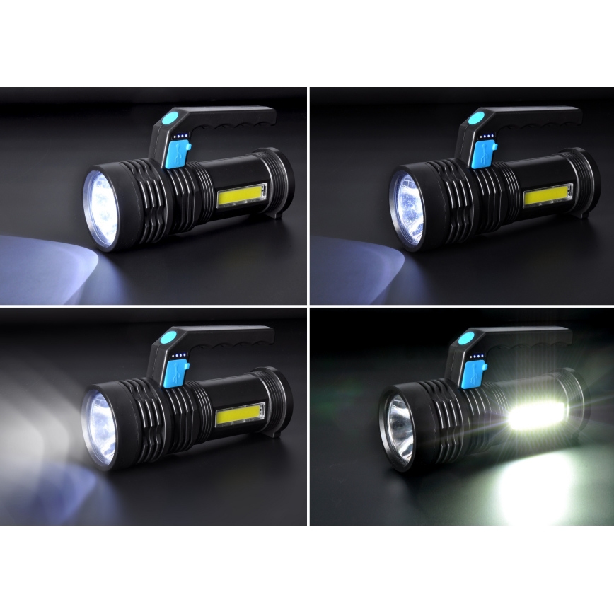LED pakraunamas žibintuvėlis LED/6W/800 mAh 3,7V IP44