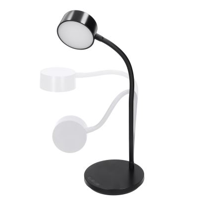 LED pritemdomas, liečiamas stalinis šviestuvas LED/4,5W/5V 3000/4000/6500K juoda
