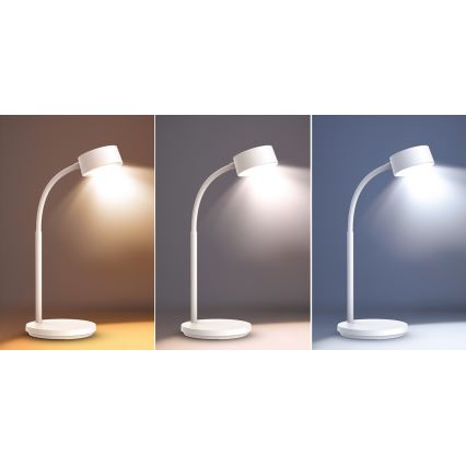 LED pritemdomas, liečiamas stalinis šviestuvas LED/4,5W/5V 3000/4000/6500K balta