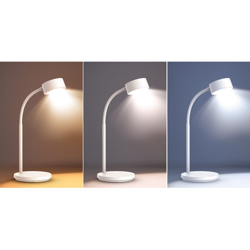 LED pritemdomas, liečiamas stalinis šviestuvas LED/4,5W/5V 3000/4000/6500K balta