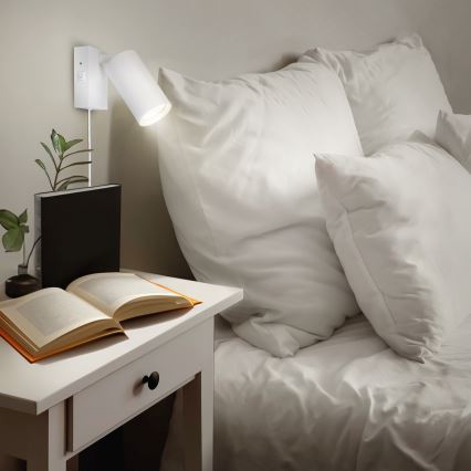 Sieninis šviestuvas CELE 1xGU10/30W/230V baltas