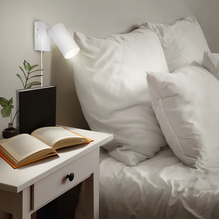 Sieninis šviestuvas CELE 1xGU10/30W/230V baltas