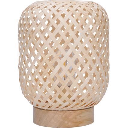 LED Dekoratyvinė stalinė lempa BOHO LED/2xAAA rotangas