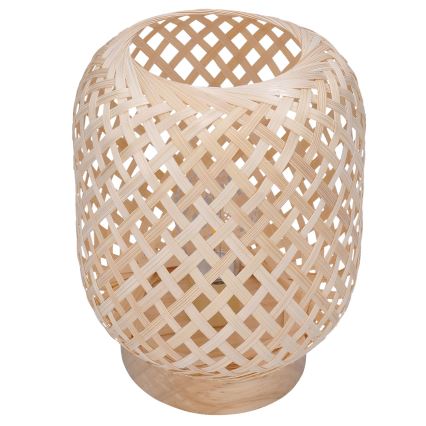 LED Dekoratyvinė stalinė lempa BOHO LED/2xAAA rotangas