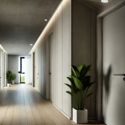 LED avarinis įmontuojamas šviestuvas LED/1,5W/230V 1800 mAh