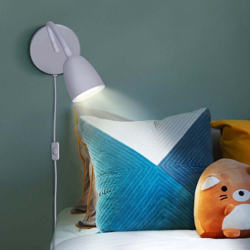 LED Pritemdoma maža sieninė lempa LED/4W/230V