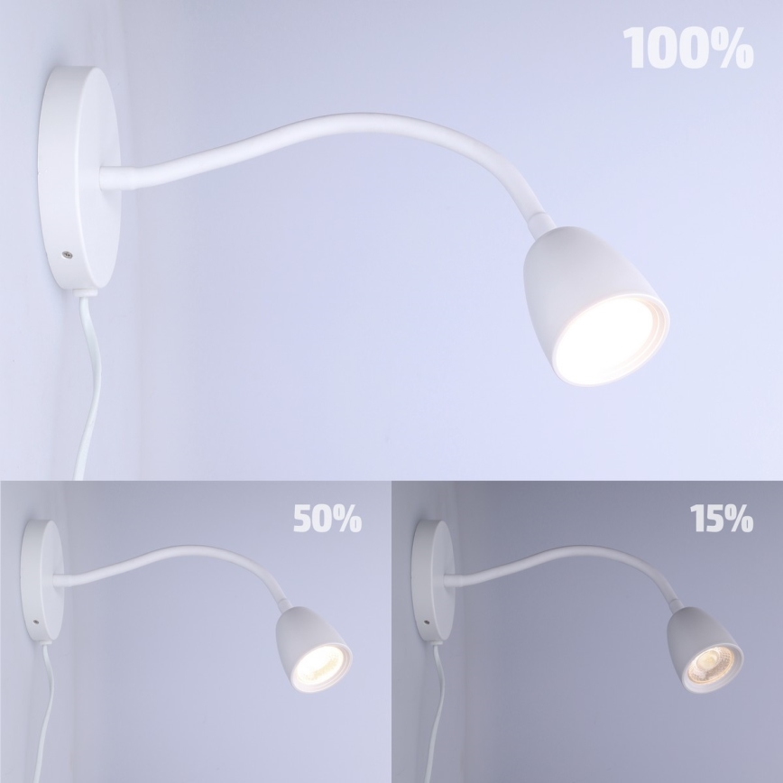 LED Pritemdoma maža sieninė lempa LED/4W/230V