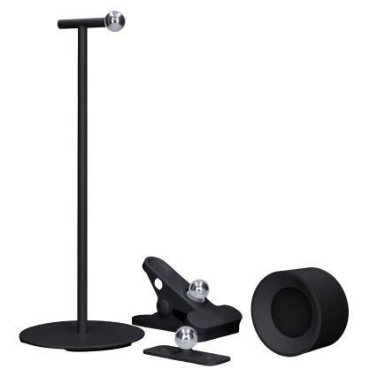 Solight WO68-B-LED Pritemdoma įkraunama lempa 3in1 LED/4W/2000 mAh 3000/4000/6500K juoda