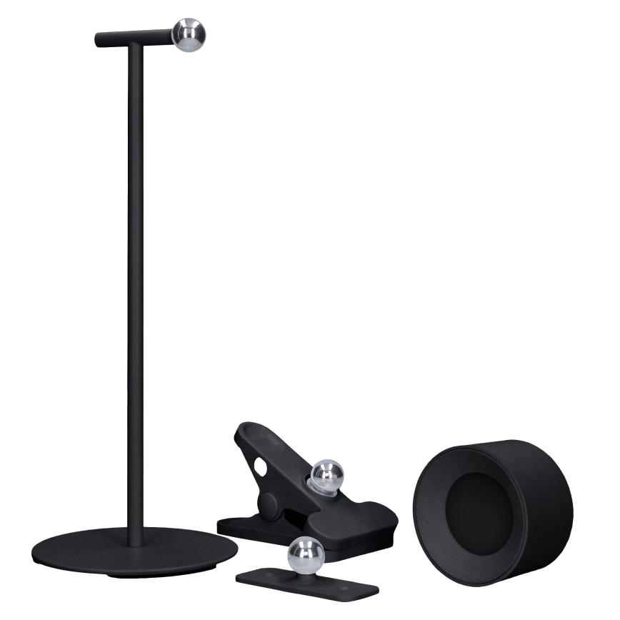 Solight WO68-B-LED Pritemdoma įkraunama lempa 3in1 LED/4W/2000 mAh 3000/4000/6500K juoda