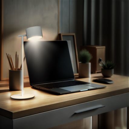 Solight WO68-W-LED pritemdoma įkraunama lempa 3in1 LED/4W/2000 mAh 3000/4000/6500K balta