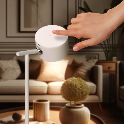 Solight WO68-W-LED pritemdoma įkraunama lempa 3in1 LED/4W/2000 mAh 3000/4000/6500K balta