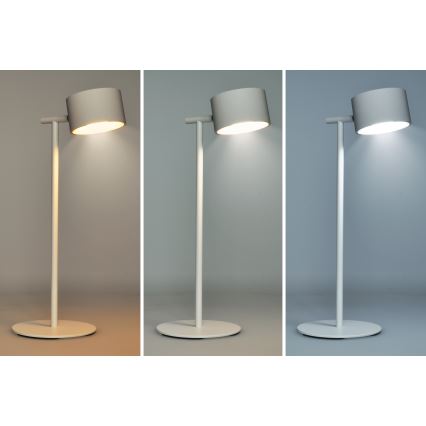 Solight WO68-W-LED pritemdoma įkraunama lempa 3in1 LED/4W/2000 mAh 3000/4000/6500K balta