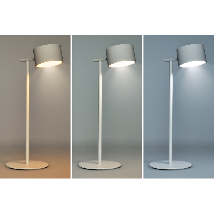 Solight WO68-W-LED pritemdoma įkraunama lempa 3in1 LED/4W/2000 mAh 3000/4000/6500K balta