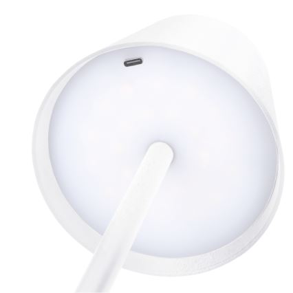 LED Dimeriuojama įkraunama jutiklinė stalinė lempa LUCCA LED/3,7V 3000/4000/6500K 2000 mAh balta