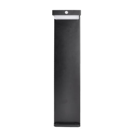 LED šviestuvas, įkraunamas saulės energija su judesio ir prieblandos jutikliu PALERMO LED/5W/2000 mAh IP54 juoda