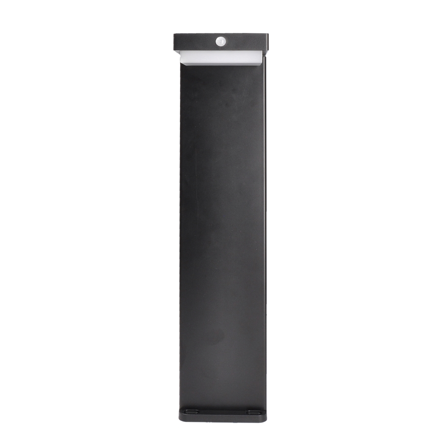 LED šviestuvas, įkraunamas saulės energija su judesio ir prieblandos jutikliu PALERMO LED/5W/2000 mAh IP54 juoda