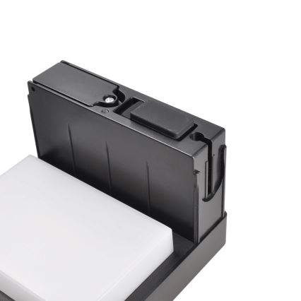 LED šviestuvas, įkraunamas saulės energija su judesio ir prieblandos jutikliu PALERMO LED/5W/2000 mAh IP54 juoda