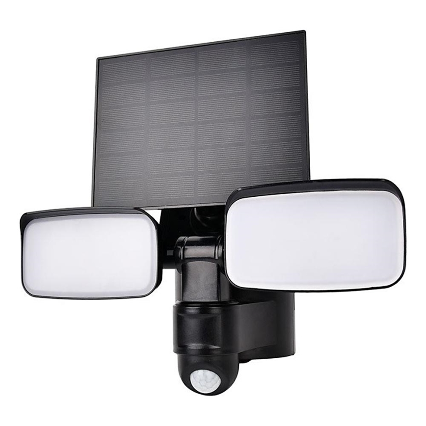 LED saulės prožektorius su jutikliu LED/9W/3,7V 3600 mAh IP54