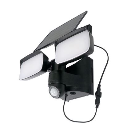 LED saulės prožektorius su jutikliu LED/9W/3,7V 3600 mAh IP54