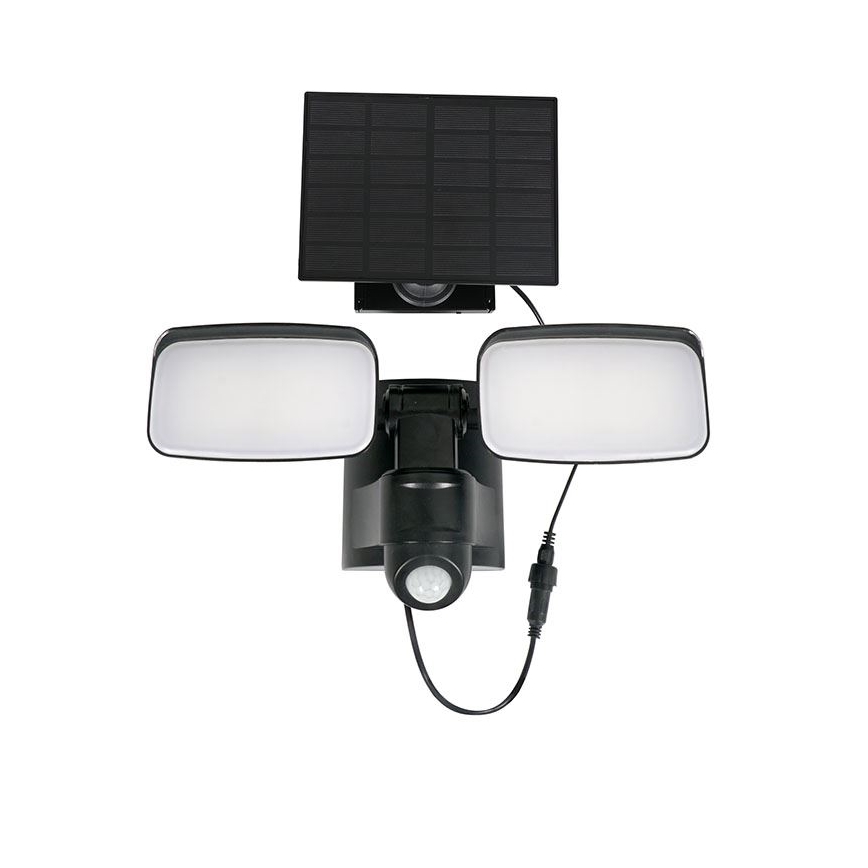 LED saulės prožektorius su jutikliu LED/9W/3,7V 3600 mAh IP54