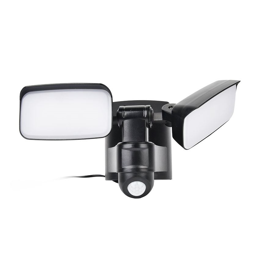 LED saulės prožektorius su jutikliu LED/9W/3,7V 3600 mAh IP54