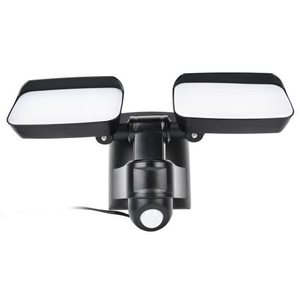 LED saulės prožektorius su jutikliu LED/9W/3,7V 3600 mAh IP54