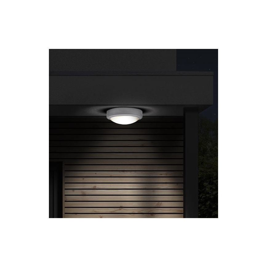 LED lubinis lauko šviestuvas SIENA LED/13W/230V IP54 diametras 17 cm balta