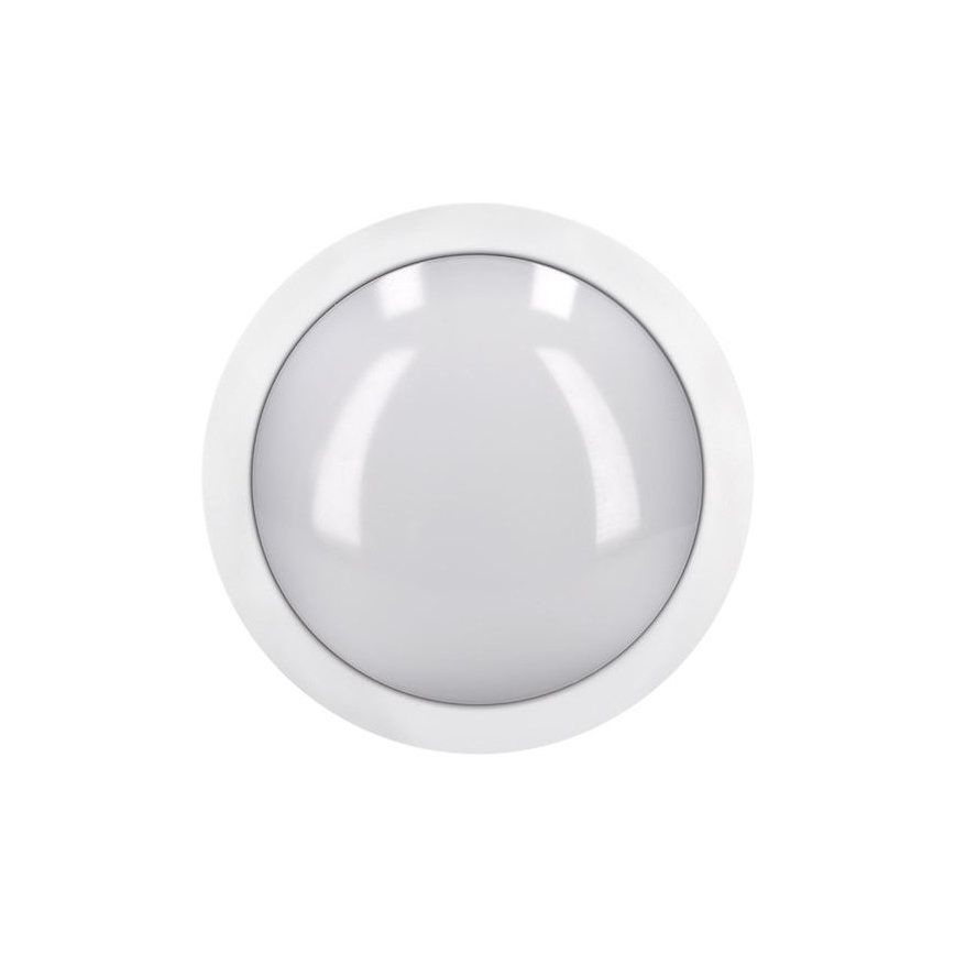 LED lubinis lauko šviestuvas SIENA LED/13W/230V IP54 diametras 17 cm balta