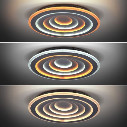 LED Pritemdomas lubinis šviestuvas CASCADE LED/111W/230V 3000-6500K + nuotolinio valdymo pultas