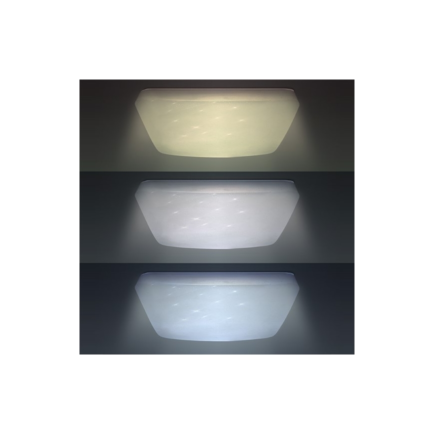 LED Reguliuojamas lubų šviestuvas STAR LED/24W/230V + nuotolinio valdymo pultas