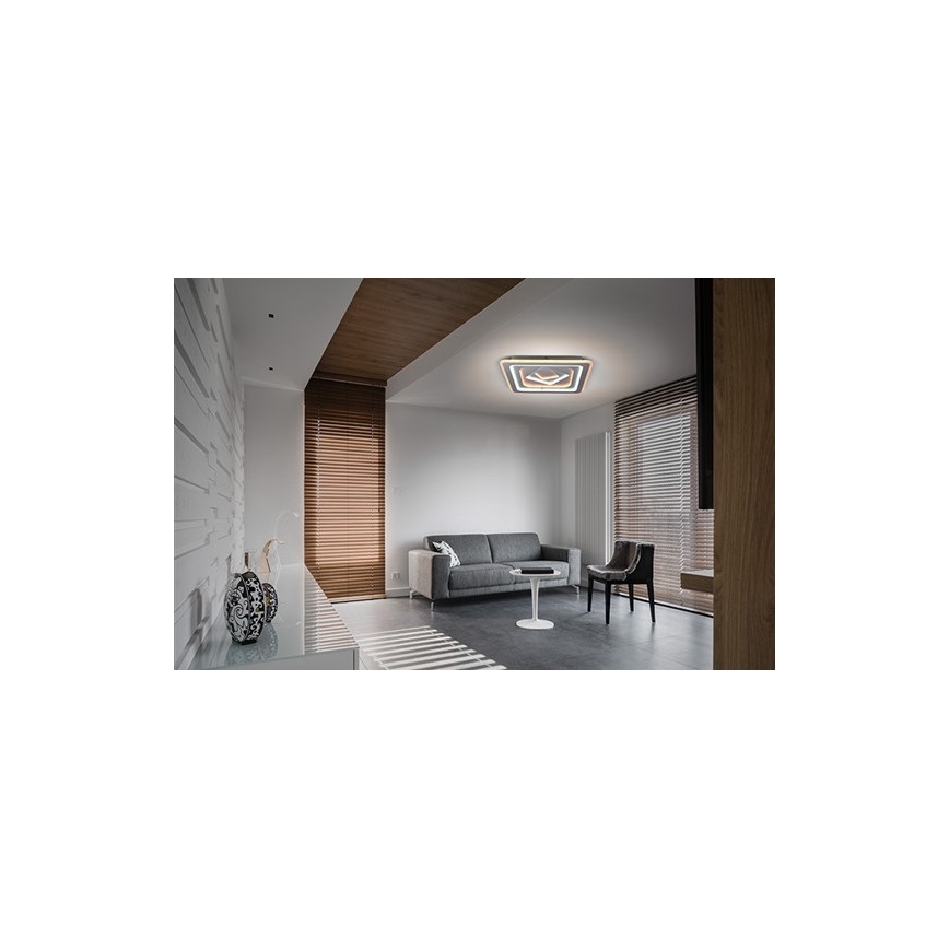 Pritemdomas LED lubinis šviestuvas TREVISO LED/48W/230V + Valdymo pultas