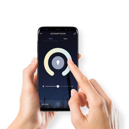 Pritemdomas LED lubinis šviestuvas SMART LED/28W/230 Wi-Fi