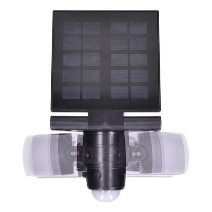 LED saulės šviesos prožektorius su jutikliu 2000mAh LED/8W/3,7V IP44