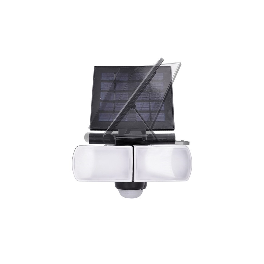 LED saulės šviesos prožektorius su jutikliu 2000mAh LED/8W/3,7V IP44