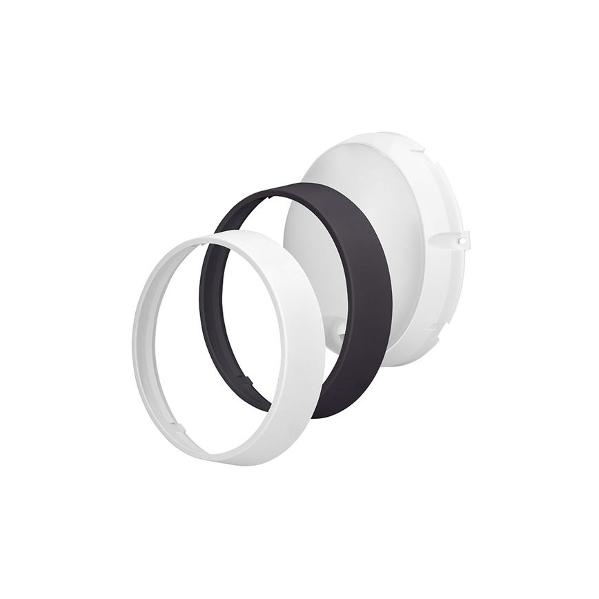 LED lauko sieninis šviestuvas su jutikliu 2 viename LED/20W/230V 3000/4000/6500K IP65 Ø 22 cm