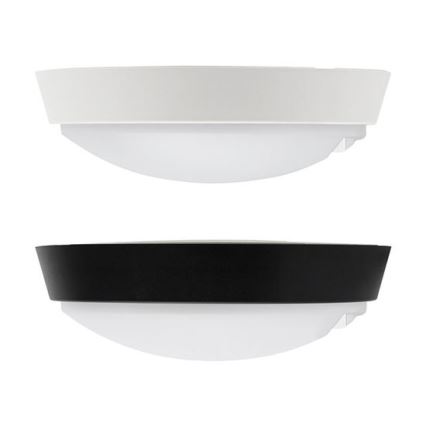 LED lauko sieninis šviestuvas su jutikliu 2 viename LED/20W/230V 3000/4000/6500K IP65 Ø 22 cm