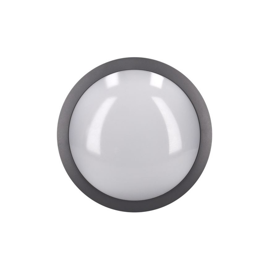 LED lubinis lauko šviestuvas su jutikliu SIENA LED/20W/230V 4000K diametras 23 cm IP54