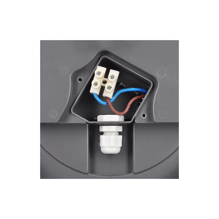 LED lubinis lauko šviestuvas su jutikliu SIENA LED/20W/230V 4000K diametras 23 cm IP54