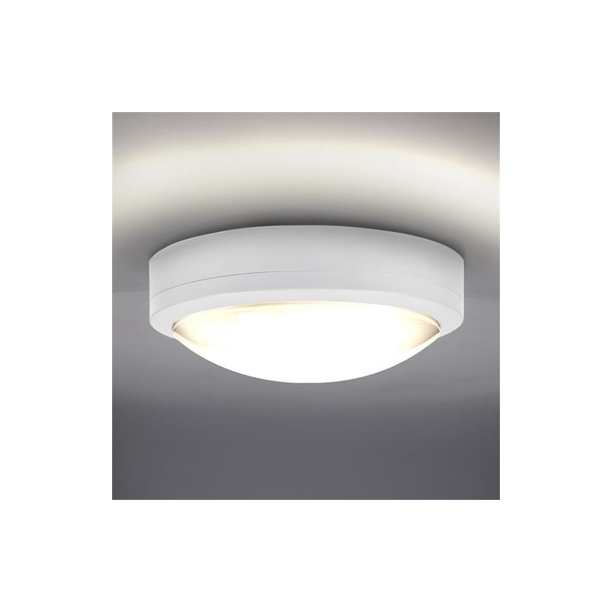 LED lubinis lauko šviestuvas SIENA LED/20W/230V IP54 diametras 23 cm balta